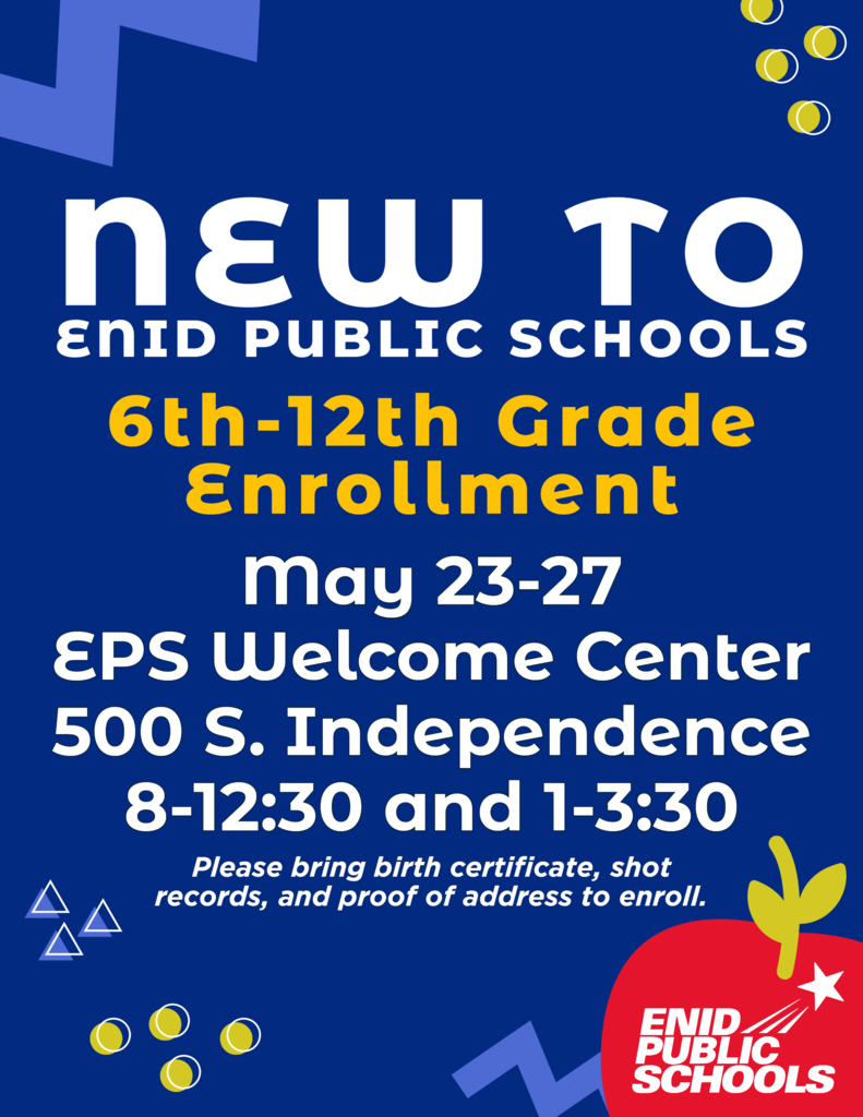 6th-12 Grade New Student Enrollment