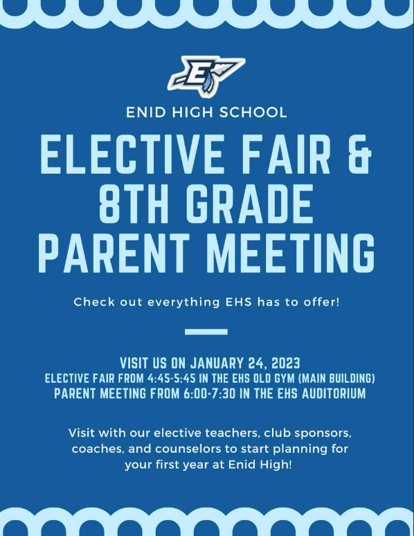 8th Grade Elective Fair reminder
